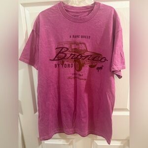 Ford Magenta Bronco Graphic Short Sleeve Tee